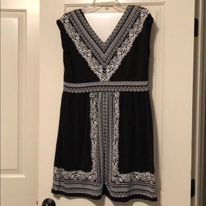 INC Black and White Tunic